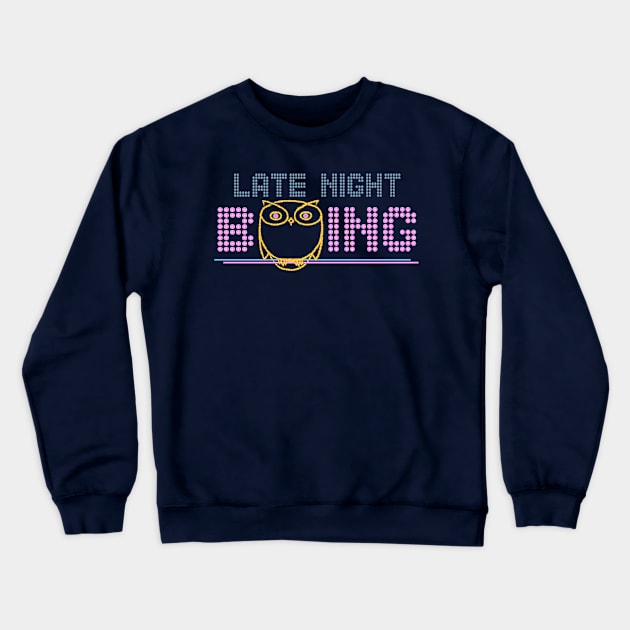 Late Night Bowling Crewneck Sweatshirt by TenomonMalke